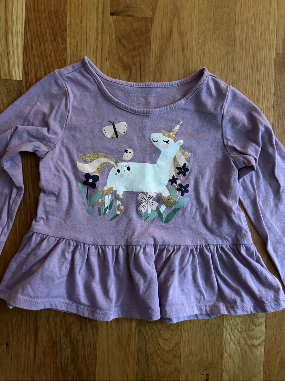 3T The Children’s Place Unicorn Long Sleeve
